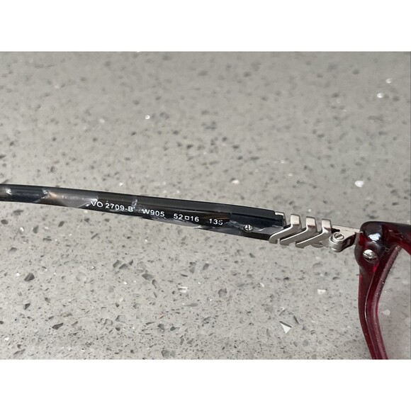 Vogue VO2709-B W905 Eyeglasses Sunglasses Frames Rectangular Red 52-16 135 mm - Picture 8 of 15